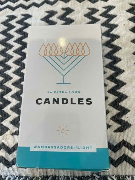 Photo of free hanukkah candles (Davis Sq) #2