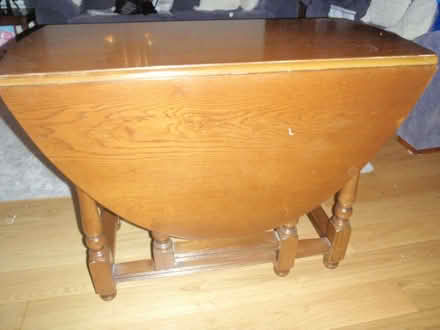 Photo of free drop leaf table and six chairs (Seaton Sluice NE26) #3