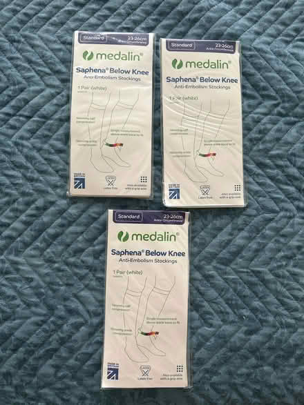 Photo of free Anti embolism stockings (N14 4TP oakwood) #2