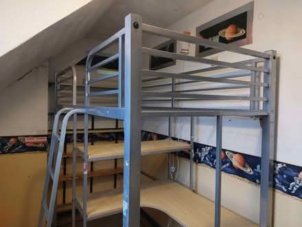 Photo of free Metal Loft Bed Frame (Begbroke OX5) #2