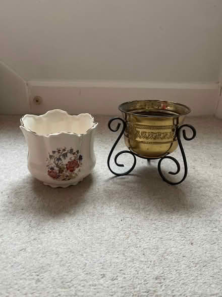 Photo of free House plant cache pots (Hertford Heath SG13) #1