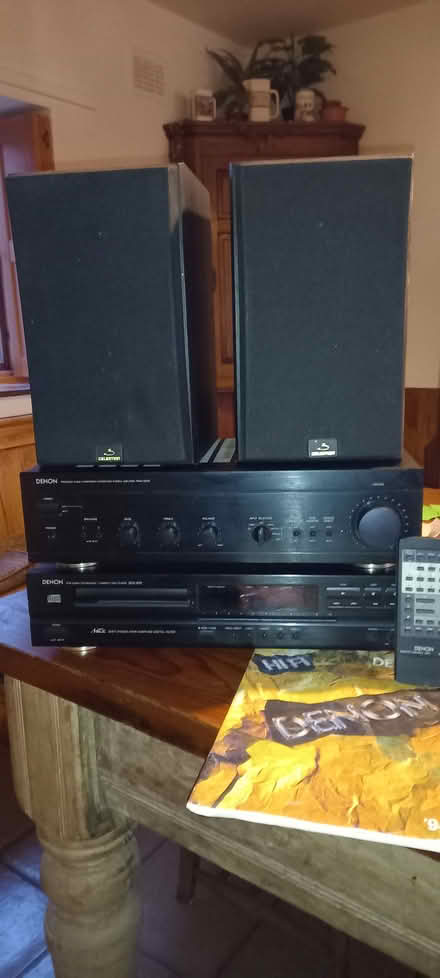 Photo of free Denon music system+speakers (North Leverton) #1