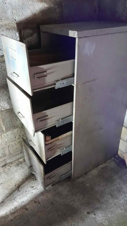 Photo of free 4 drawer large filing cabinet (Combe Down) #1