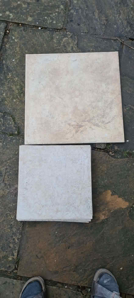 Photo of free Italian porcelain floor tiles (Binfield Heath RG9) #1