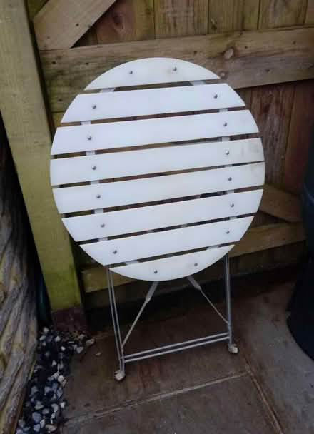 Photo of free Folding bistro table (Horsham, near Bennetts Field) #1