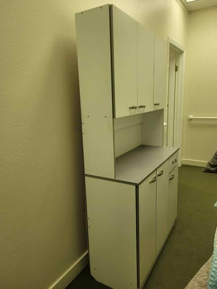 Photo of free Pressboard counter and cabinet unit (Marin) #2