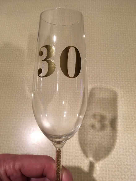 Photo of free 30th Champagne Flute (Garden City OX5) #2