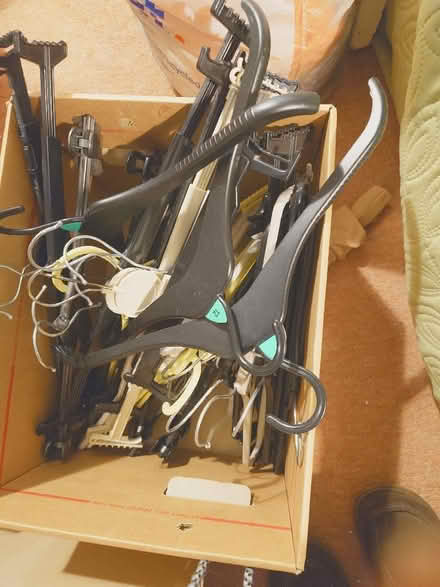 Photo of free Box full of coat hangers (Castle MK40) #1