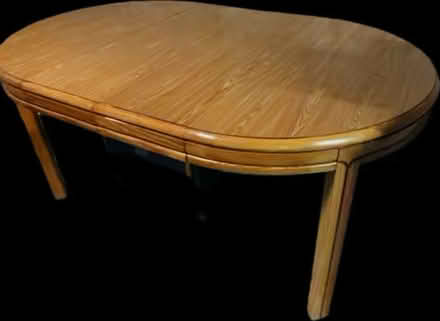 Photo of free Round wood table (Downers Grove - South) #2