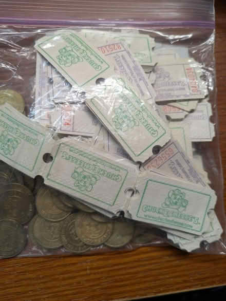 Photo of free Chuck E. Cheese Tokens (Castro Valley) #1