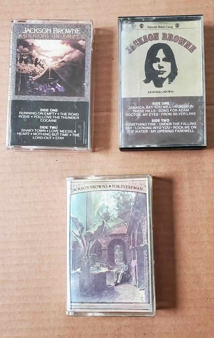 Photo of free Jackson Browne cassettes (Shatsbury, VT) #1