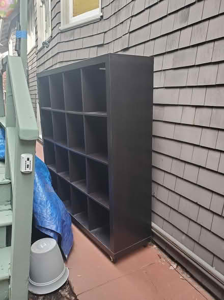 Photo of free Black 16 cube storage shelf (North Oakland) #1