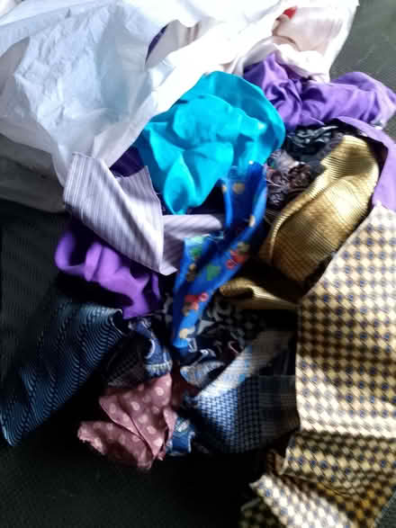 Photo of free Silk patchwork pieces (Higher Bebington CH63) #1