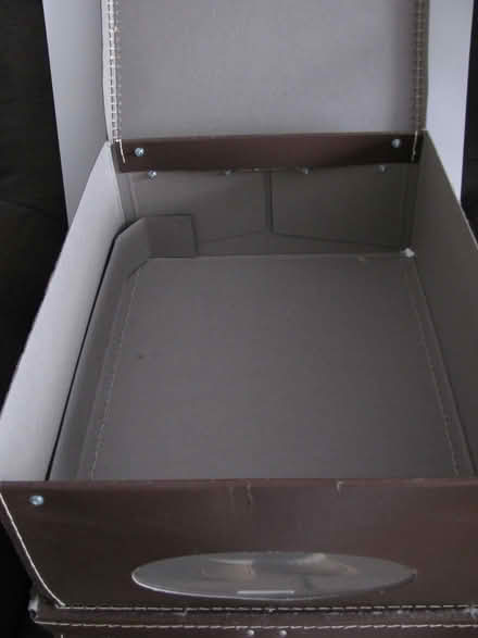 Photo of free Large Brown Storage Boxes x 2 - Collect (Bewbush RH11) #2