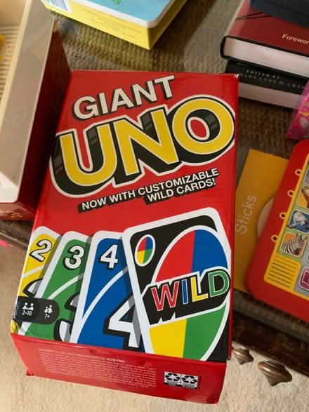 Photo of free Giant uno deck (North Stamford CT) #1