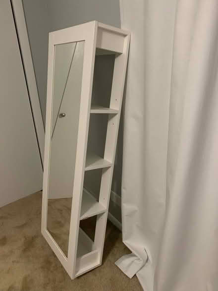 Photo of free Ikea Mirror Shelving Unit (East Side St. Charles) #1