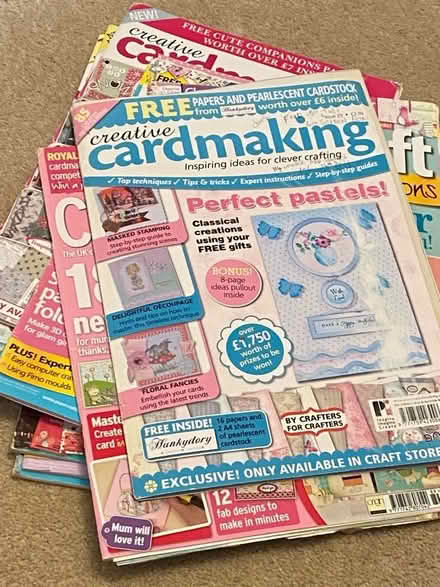 Photo of free CARD-MAKING MAGAZINES (hh) (Haywards Heath RH16) #1