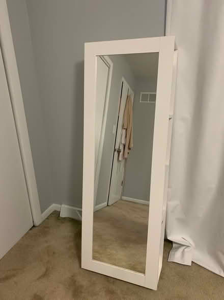 Photo of free Ikea Mirror Shelving Unit (East Side St. Charles) #2