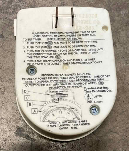Photo of free outlet timer (Fremont-Sundale/28 Palms) #3