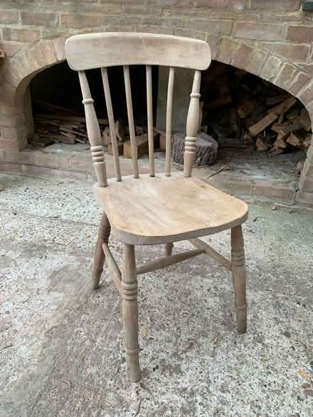 Photo of free Small Pine Chair (Wood Street Village GU3) #1