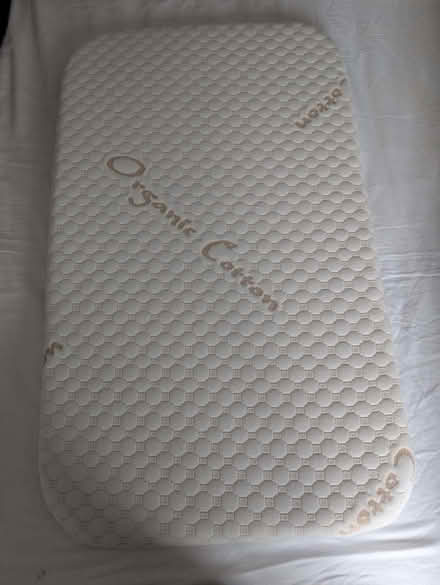 Photo of free next2me crib mattress - organic cotton, barely used. (Kidlington OX5) #1