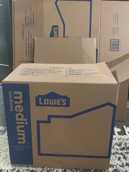 Photo of free 5 medium moving boxes (Carmel, IN) #1