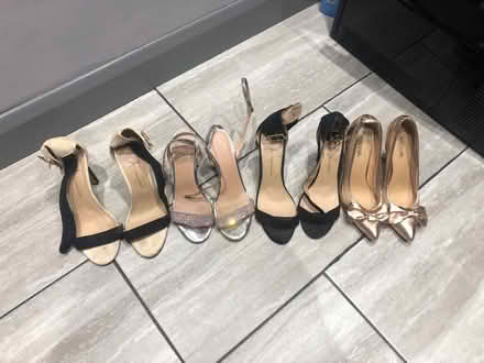 Photo of free 4 Pairs of ladies heels 6 (Spencers wood) #1