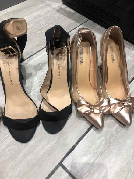 Photo of free 4 Pairs of ladies heels 6 (Spencers wood) #3