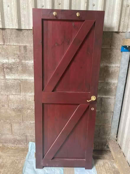 Photo of free Solid redwood internal doors (Hurlston Green L40) #1