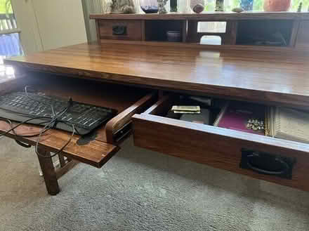 Photo of free large wood desk &&& #3