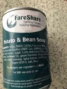 Photo of free potato and bean soup (Allerton L18) #1