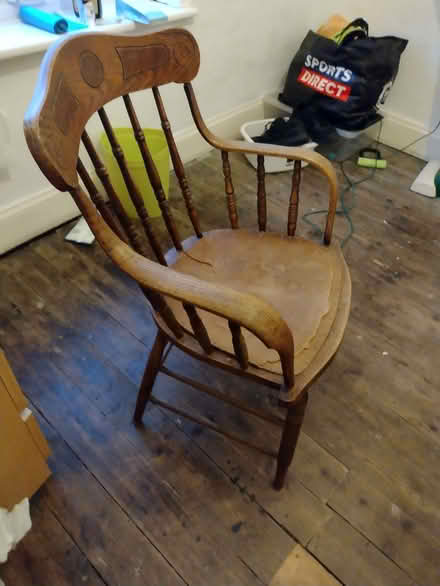 Photo of free Old wooden chair (Southsea PO5) #2