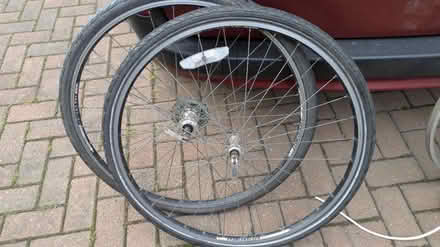 Photo of free Pair of bike wheels (Duddingston EH15) #1