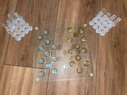 Photo of free Glass chess/checkers board (Dennistoun G31) #2