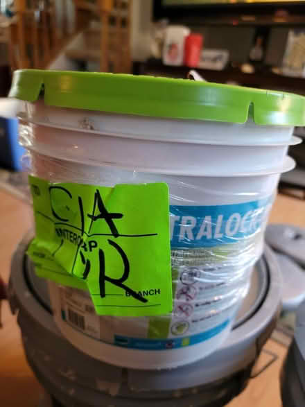 Photo of free Paint and Pre-mixed Grout (Columbia Rd, by Fairway Hills) #2