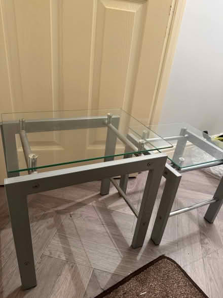 Photo of free Glass stool and shelf (Scunthorpe DN15) #3