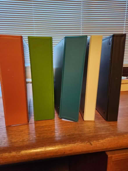 Photo of free 5 Binders, like new (Woodacre) #1