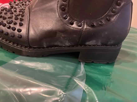 Photo of free Size 6 faux leather spikes boots (Chatham) #3