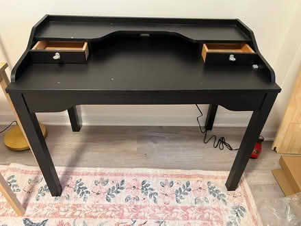 Photo of free Black desk (Glover Park) #2