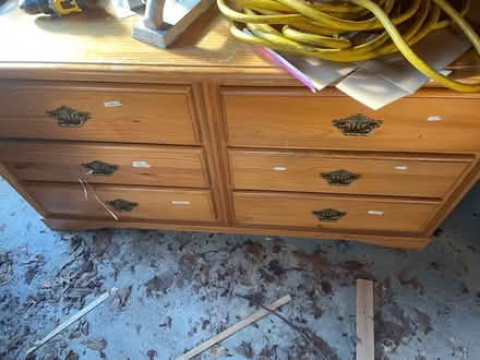 Photo of free Wooden bureau (Hatfield, Ma) #1