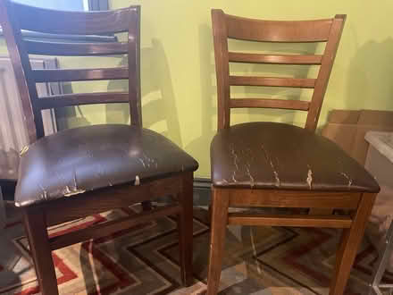 Photo of free Pair of old wooden chairs (Middleton St George, DL2) #1