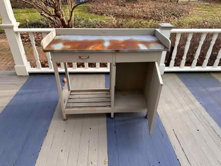 Photo of free Outdoor potting table (Afterglow section of Verona) #1