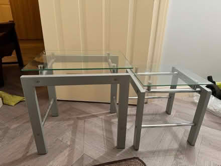 Photo of free Glass stool and shelf (Scunthorpe DN15) #1