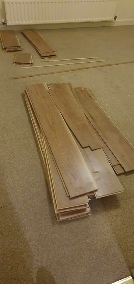 Photo of free Laminate flooring. Used in good condition. Ideal for small p (Saint George's CO2) #1