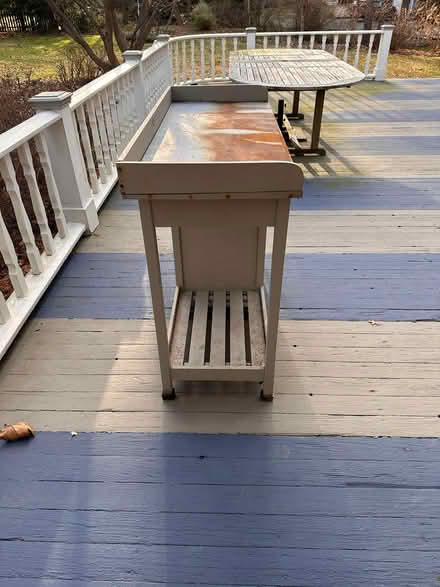 Photo of free Outdoor potting table (Afterglow section of Verona) #2