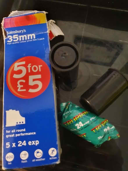 Photo of free 3x 35mm camera films (Nascot Wood WD24) #1