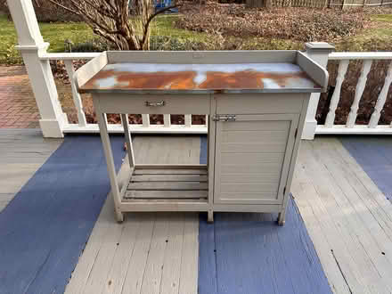 Photo of free Outdoor potting table (Afterglow section of Verona) #3