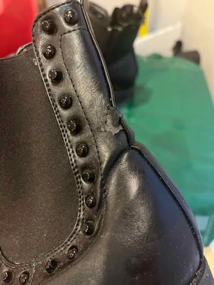 Photo of free Size 6 faux leather spikes boots (Chatham) #4