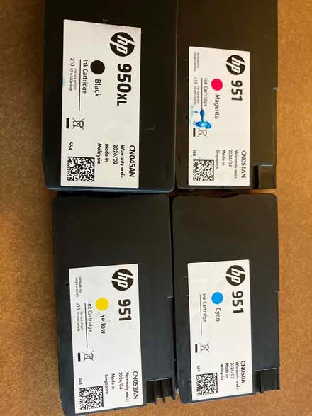 Photo of free HP 950XL, 951 inkjet cartridges (Palos Hills) #1