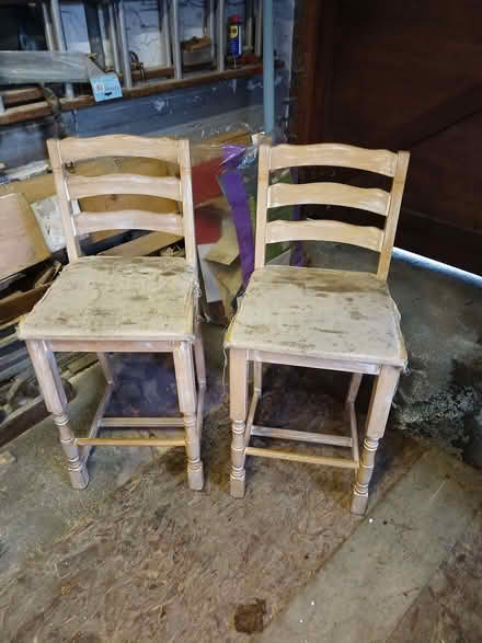 Photo of free Two Breakfast bar chairs (Birkby HD2) #1